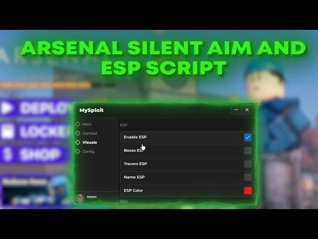 Roblox Arsenal Script | Silent Aim | ESP | Works With Solara