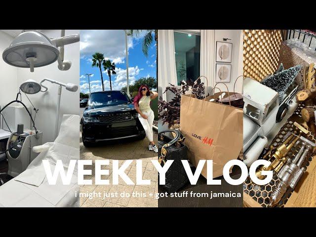 WEEKLY VLOG! I might just do this + Got Stuff from Jamaica + Christmas Decor Shopping & Laser Appt.