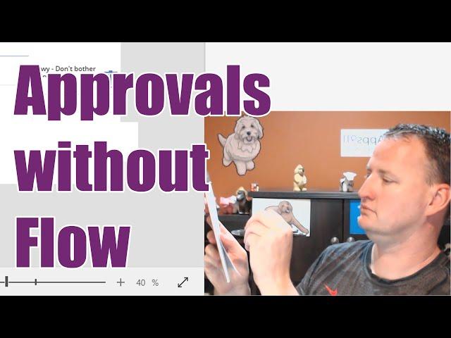 PowerApps Approvals without using Flow