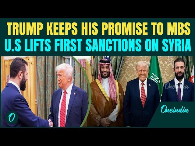 US Lifts Syria Sanctions BREAKING: Trump Ends ‘Brutal’, ‘Crippling’ Syria Sanctions After MBS Meet