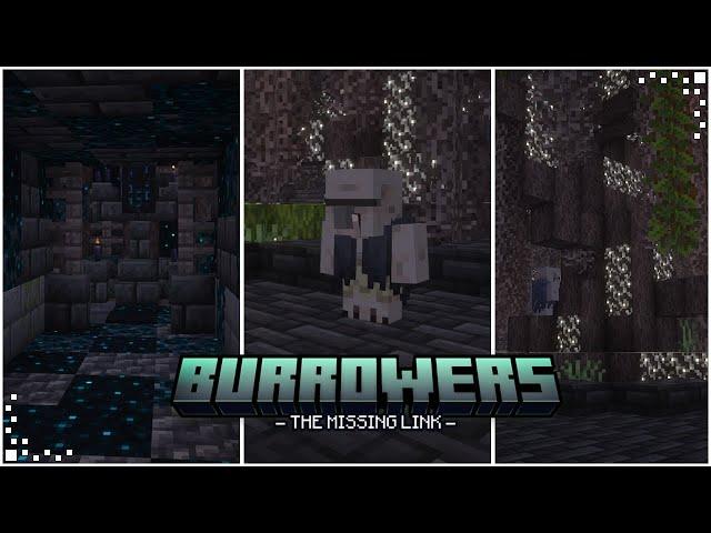 Burrowers (Minecraft Mod Showcase) | New Village, Villagers & Blocks/Items | Forge 1.20.1