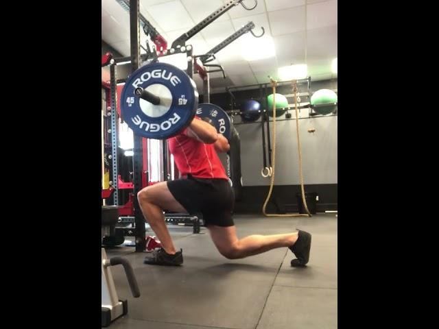 225lb Barbell Split Squat