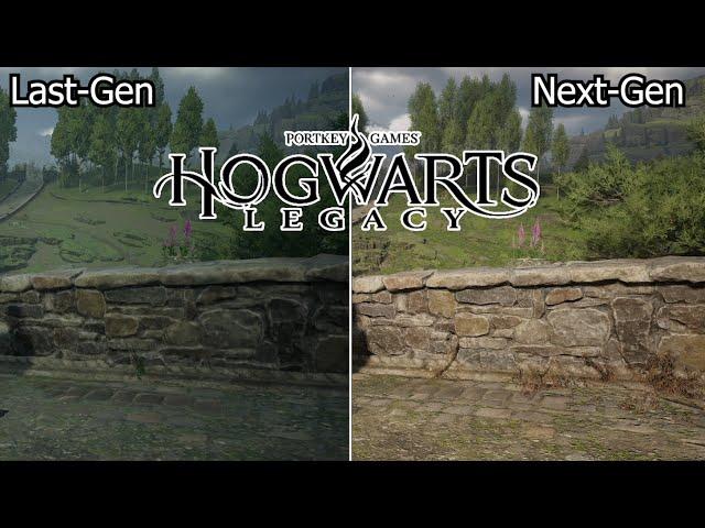 Hogwarts Legacy - Last Gen vs Next-Gen (Current-Gen) - СРАВНЕНИЕ ГРАФИКИ