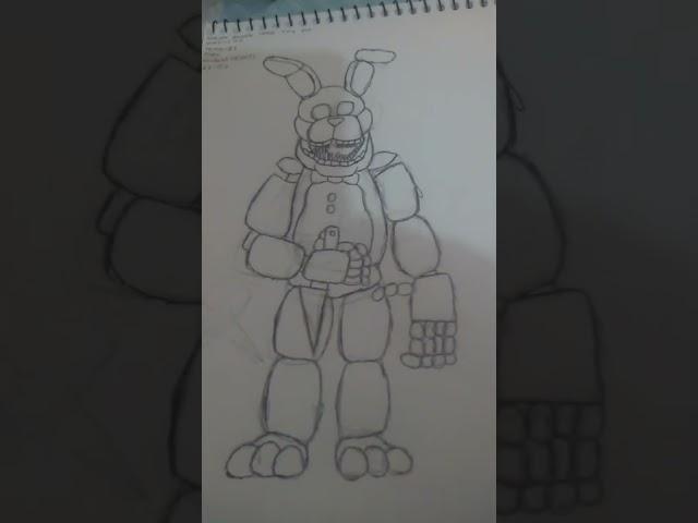 fiz um desenho do spring bonnie into the Pit