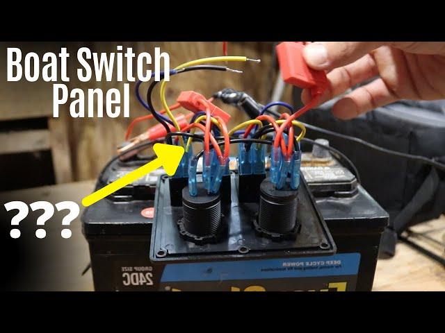 SUPER EASY! How To Wire a Jon Boat Switch Panel