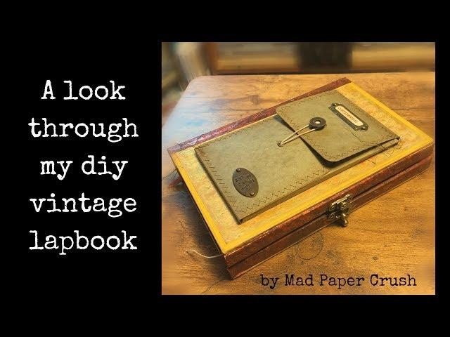 A look through my diy vintage lapbook