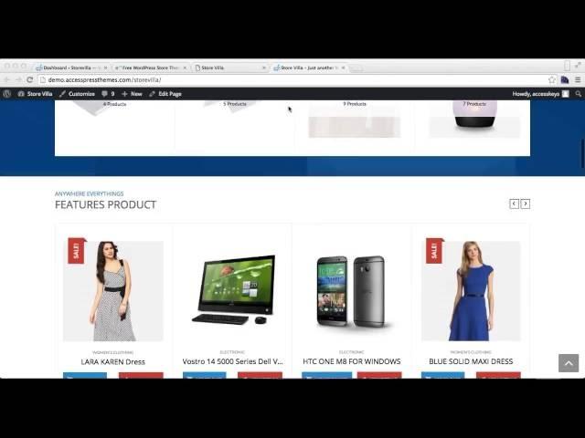 Free eCommerce Theme StoreVilla - How to Configure Service Section in Homepage | WordPress Tutorial