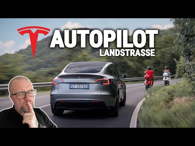 TESLA AUTOPILOT 2024.32.6 AUF LANDSTRASSE IM TEST UND DAS PASSIERTE! 