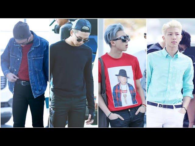 BTS RM FASHION STYLES (COMPILATION) | KPOP RL