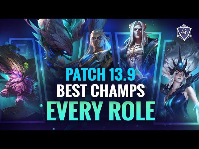 BEST Champions in EVERY ROLE in Patch 13.9 | LoL Season 13