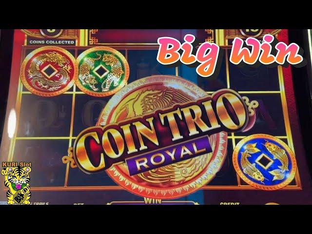 Finally Got a Big Win on this New Coin Trio ! COIN TRIO ROYAL Slot 栗スロ