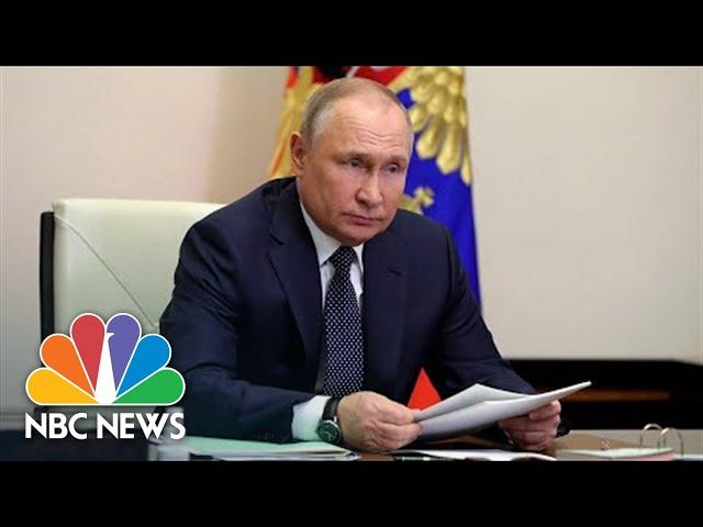 Putin Says West Has To Buy Russian Gas In Rubles