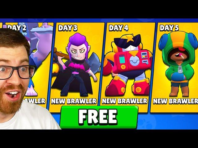 I didn't play for 6 months... so the game gave me FREE Brawlers 