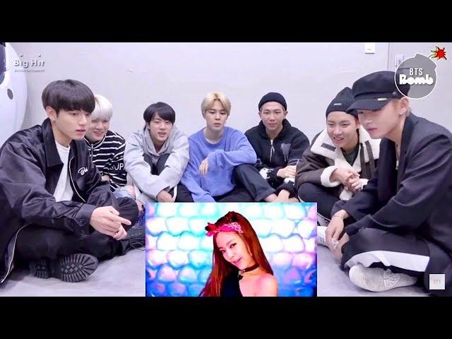 BTS REACTIONS TO BOOMBAYAH