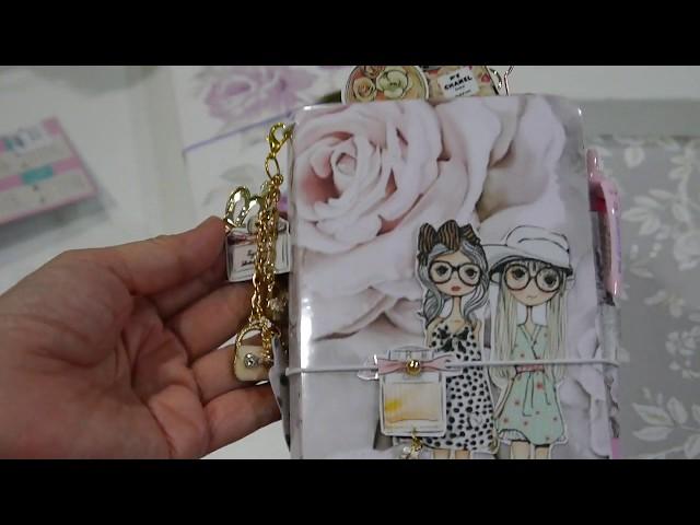 Bona's tutorial-TN's with Laminated Pocket Folder/Elastic Charm Page Divider