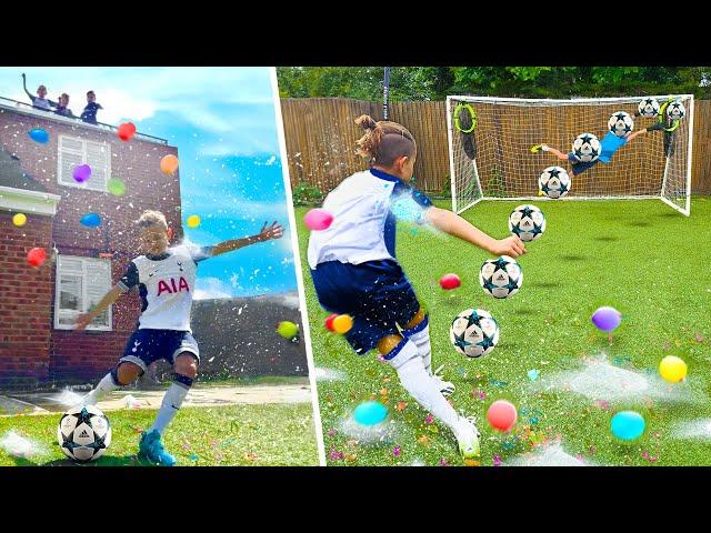 WATER BALLOON PENALTY SHOOTOUT CHALLENGE *SCORE FOR $$$* 