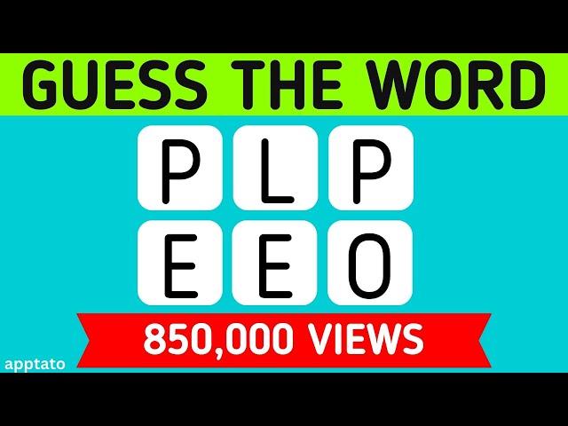 Scrambled Word Game - Guess the Word (6 Letter Words)