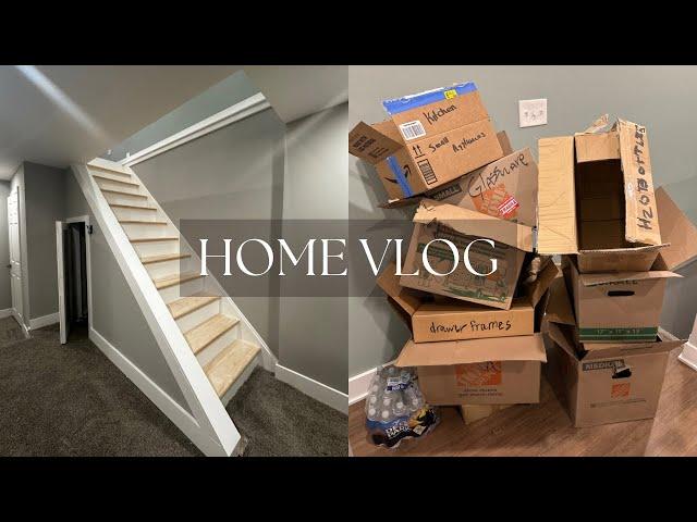 VLOG: unpacking + home improvements