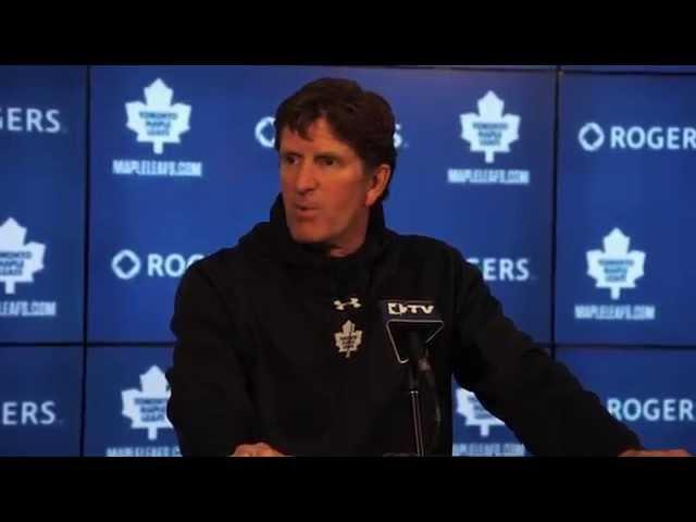 Mike Babcock Presser 10/10/2015