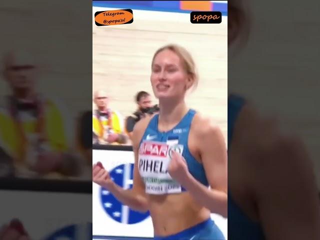 WOW: Elisabeth PIHELA ️️ #EuropeanIndoorChampionships #Apeldoorn2025 #qualification #spopaW