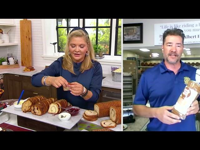 Jenny Lee (4) 18oz Loaves of Cinnamon Swirl Bread on QVC