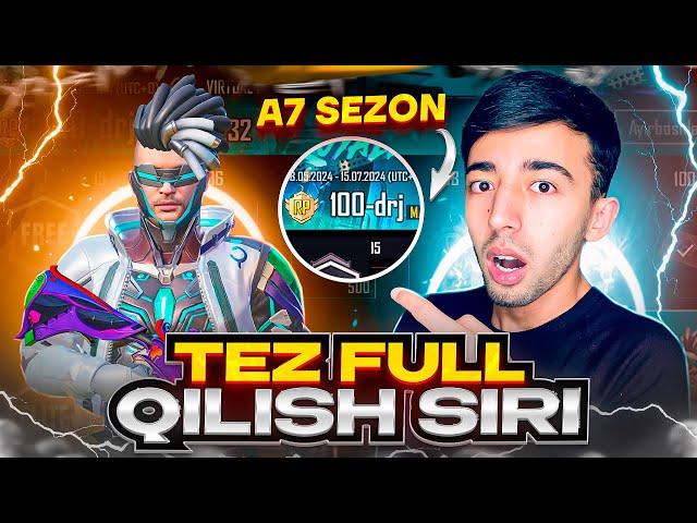 A7 RP TEZ FULL QILISH SIRI  PUBG MOBILE!!!