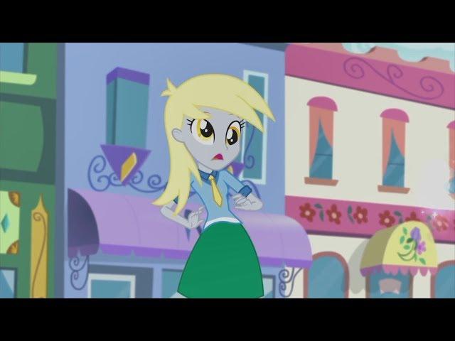 Equestria Girls but only when Derpy Hooves is on screen