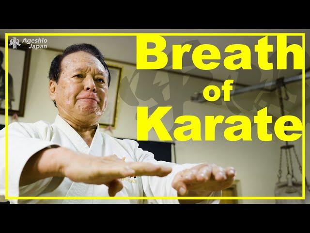 Karate Breathing Technique | a Master Controls everything with breathing | Ageshio Japan