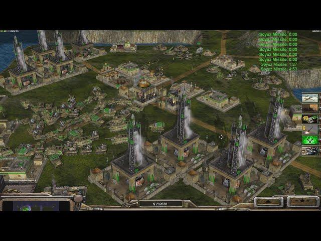 GLA Salvage ( Shockwave Mod ) Command & Conquer Generals Zero Hour - 1 vs 5 HARD Gameplay