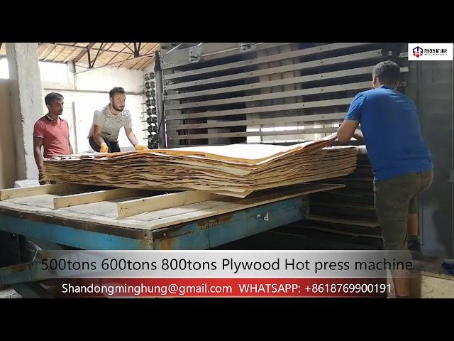 Plywood hot press machine Laminate hot press machine