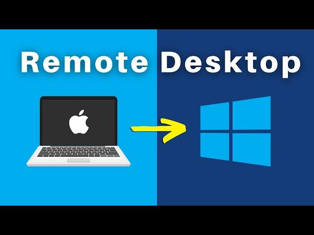 How to Remote Desktop from Mac to Windows