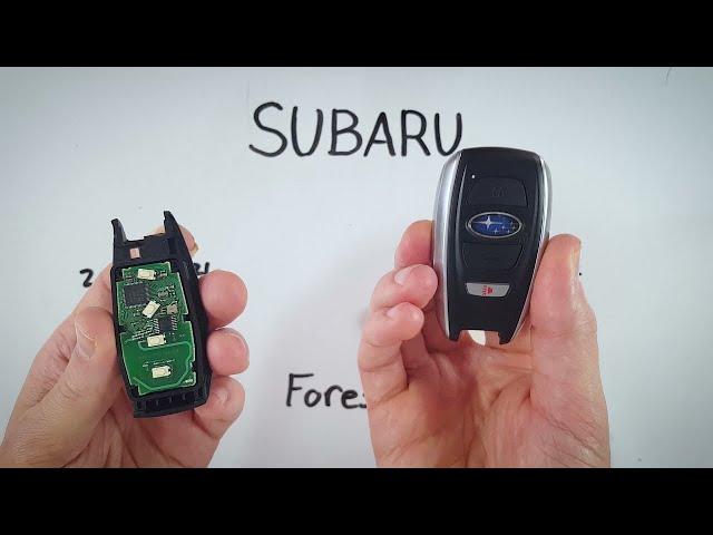 Subaru Forester Key Fob Battery Replacement (2016 - 2021)