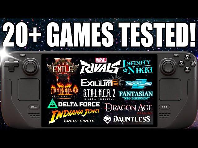 20+ Steam Deck Games TESTED!