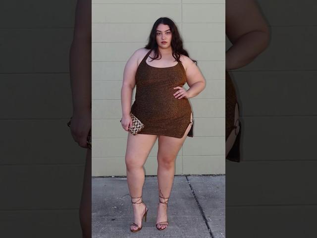 Nadia Hosn ~ Plus Size Glamorous Curvy Queen ~ Bio #shorts
