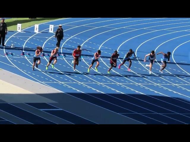 100m U16 Men Final, Australian Junior Championships, QSAC 13 April 2023