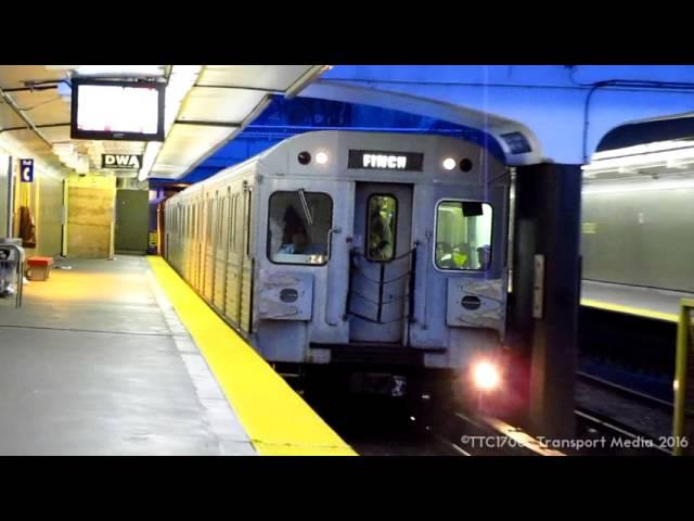 TTC - Toronto Transit Commission Yonge University Spadina Subway action 2011 -  Compilation Video #3