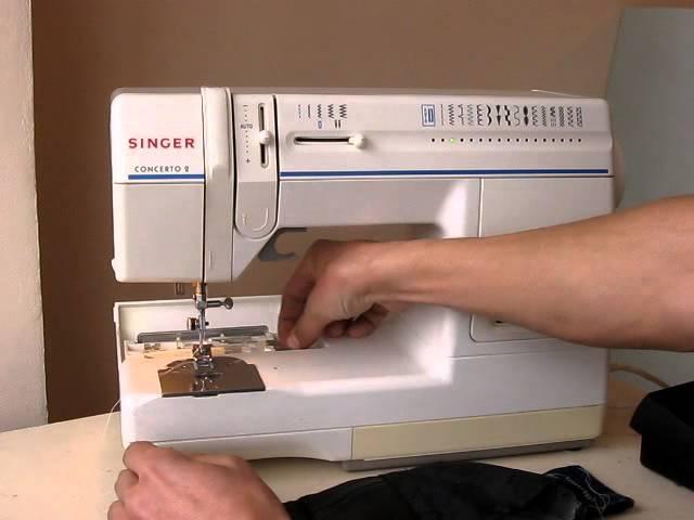 Sewing machine Швейная машина Singer Concerto 2 test трикотаж и кожа