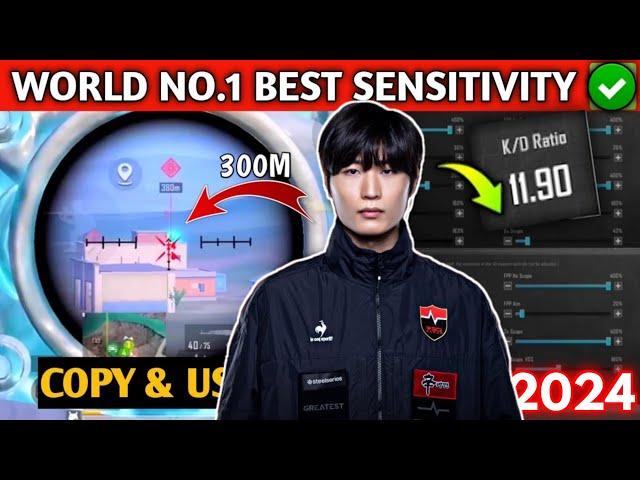 WORLD NO.1 BEST SENSITIVITY  NSR XYZ 3.4 SENSITIVITY 2024 | BGMI | PUBG MOBILE |