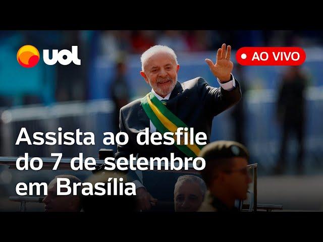 7 de Setembro ao vivo: Lula, Moraes e outras autoridades participam do desfile; Janja viajou