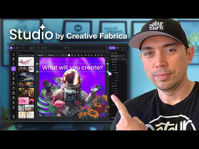 Free Design App by Creative Fabrica called Studio! Full Tutorial