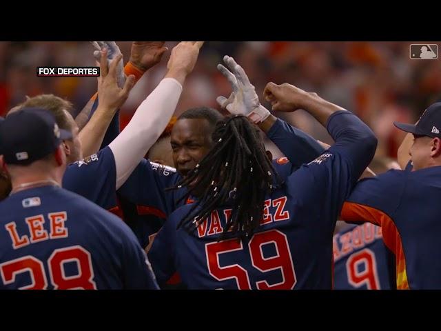 Yordan Alvarez's go-ahead homer gets Astros World Series title!!