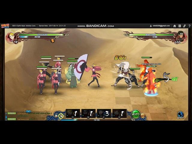 Naruto online 3.0 ninja exam 100 wind main for event