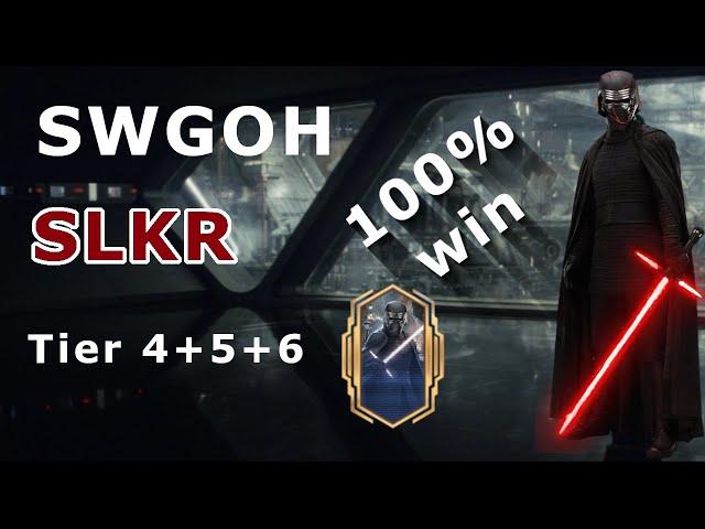 SWGOH - SLKR - Tier 4-6 - Easy Guide -100% win - deutsch - Beschreibung bitte lesen ⤵️⤵️⤵️