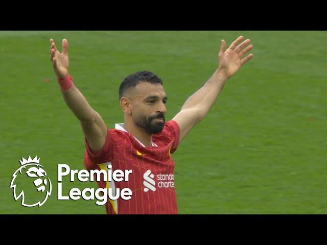 Mohamed Salah MAKES HISTORY with equalizer for Liverpool v. Palace | Premier League | NBC Sports