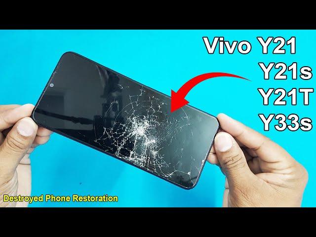 Vivo Y21 | Vivo Y21s | Vivo Y21T | Vivo Y33s Broken Screen Replacement | Restoring Vivo Y21T Cracked