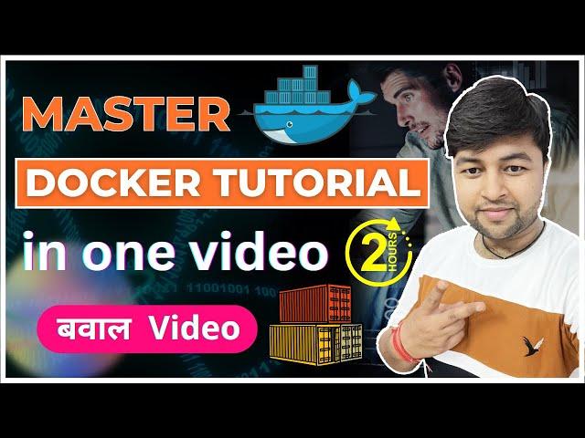 Complete Docker Tutorial in one video for Beginners in Hindi