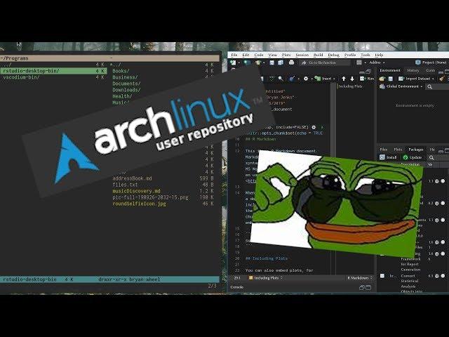 (un)Installing Packages From The (AUR) Arch Linux User Repository