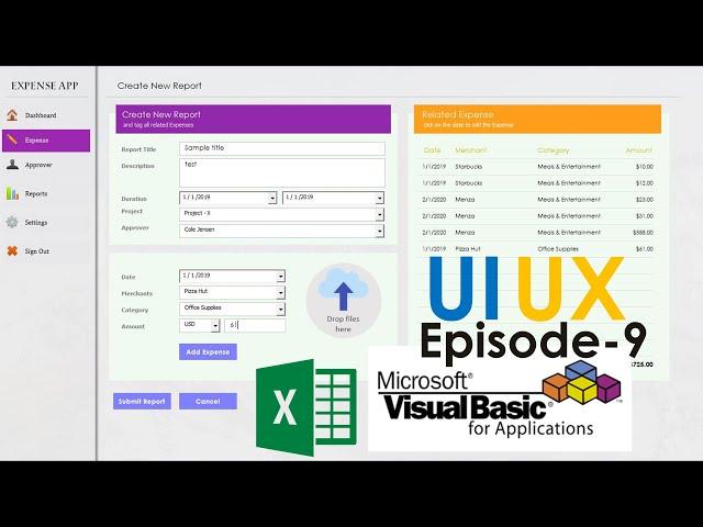 VBA UI UX-9: Design a custom table with scroll bar in Excel Userform, read or write data to it