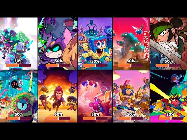 All Loading Screen Evolution in the Brawl Stars (2017 - October 2024) | #SpongeBob X #BrawlStars