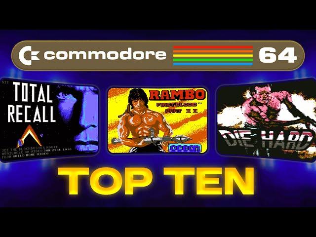 Top 10 Best Movie Star Action Games for Commodore 64